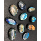 LABRADORITE GALET Lot de 10pièces