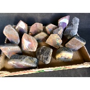 LABRADORITE dorée-violette POLIE Lot de 15 pièces