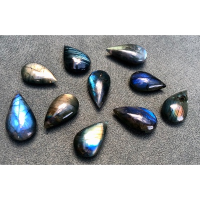 LABRADORITE Pendentif GOUTTE Sachet de 10 Pièces