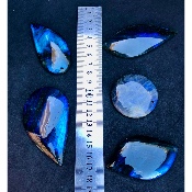 LABRADORITE bleue PENDENTIF Grand Modèle Paquet de 5 Pièces