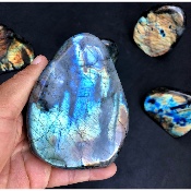 LABRADORITE FORME LIBRE Entièrement POLIE Lot de 2,62 Kg