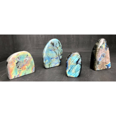 LABRADORITE FORME LIBRE Lot de 4 Pièces