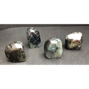 LABRADORITE FORME LIBRE Lot de 4 Pièces