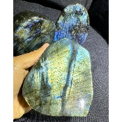 LABRADORITE FORME LIBRE Entièrement POLIE Lot de 3,14 kg