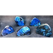 LABRADORITE bleue FORME LIBRE POLIE Lot de 2,14 kg