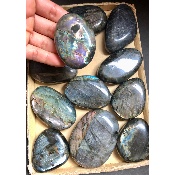 LABRADORITE GALET Lot de 12 pièces