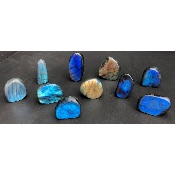 LABRADORITE Entièrement POLIE Lot de 10 Pièces