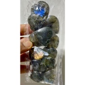 LABRADORITE COEUR sachet de 12 Pièces