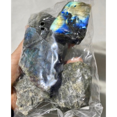 LABRADORITE UNE FACE POLIE Lot de 1Kg