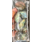 LABRADORITE PENDENTIF PERCÉ Sachet de 10 Pièces