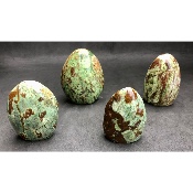 CHRYSOPRASE FORME LIBRE Lot de 4 pièces