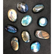 LABRADORITE GALET Lot de 10pièces