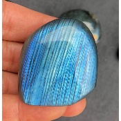 LABRADORITE Entièrement POLIE Lot de 10 Pièces