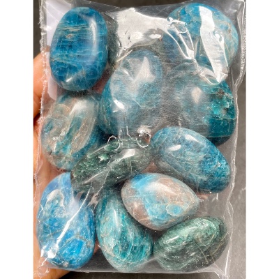 APATITE BLEUE GALET sachet de 500g