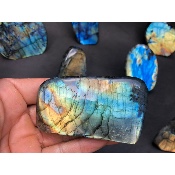 LABRADORITE FORME LIBRE Entièrement POLIE Lot de 8 Pièces