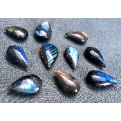 LABRADORITE Pendentif GOUTTE Sachet de 10 Pièces