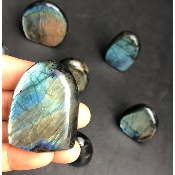 LABRADORITE Entièrement POLIE Lot de 10 Pièces