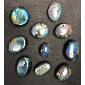 LABRADORITE GALET Lot de 10 pièces