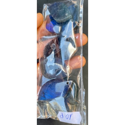 LABRADORITE bleue PENDENTIF Sachet de 10 Pièces