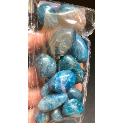 APATITE BLEUE GALET sachet de 250g