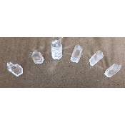 QUARTZ CRISTAL PRISME Lot de 6 pièces