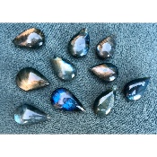 LABRADORITE Pendentif GOUTTE Sachet de 10 Pièces