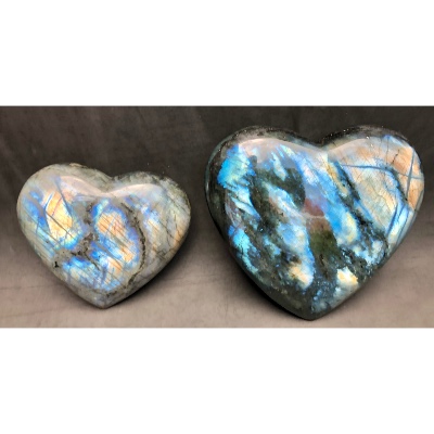 LABRADORITE COEUR Lot de 3400g