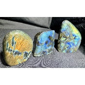 LABRADORITE FORME LIBRE Entièrement POLIE Lot de 2,86 kg 