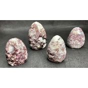 TOURMALINE ROSE FORME LIBRE lot de 4 pièces