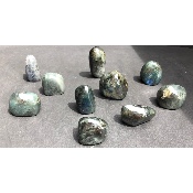 LABRADORITE Entièrement POLIE Lot de 10 Pièces