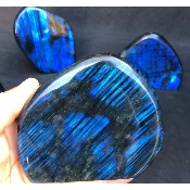 LABRADORITE bleue FORME LIBRE POLIE Lot de 2,14 kg