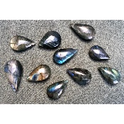 LABRADORITE Pendentif GOUTTE Sachet de 10 Pièces