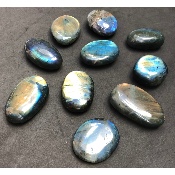 LABRADORITE GALET Lot de 10pièces