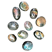 LABRADORITE GALET Lot de 10 pièces