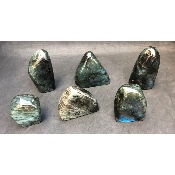 LABRADORITE FORME LIBRE Entièrement POLIE Lot de 2070g