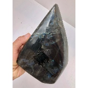 LABRADORITE MULTICOLORE  FORME LIBRE POLIE 1350g