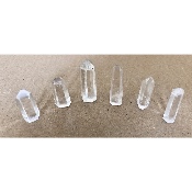 QUARTZ CRISTAL PRISME Lot de 6 pièces